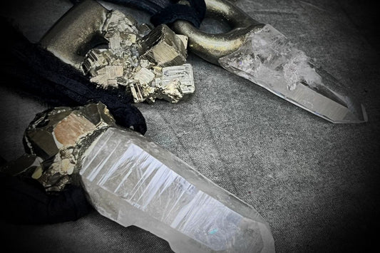 Lemurian Light Crystal and Pyrite Manifestation New Year 2025 Collaboration between Nereus North Goldstar and Become Spellbound