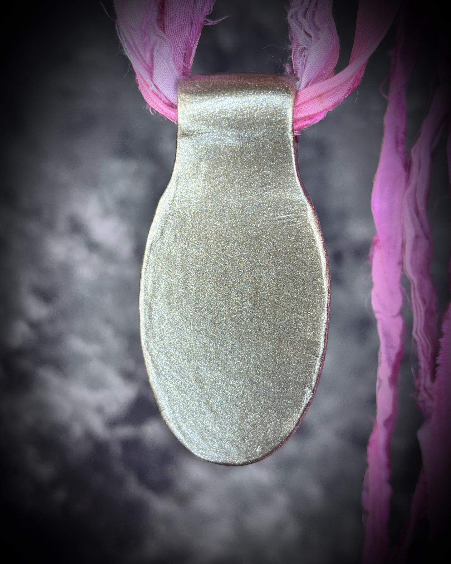 Handmade designer anti-anxiety crystal lepidolite raw stone necklace in gold finish. This gemstone pendant is the 2025 crystal of the year and perfect for spring, summer and travel jewelry!