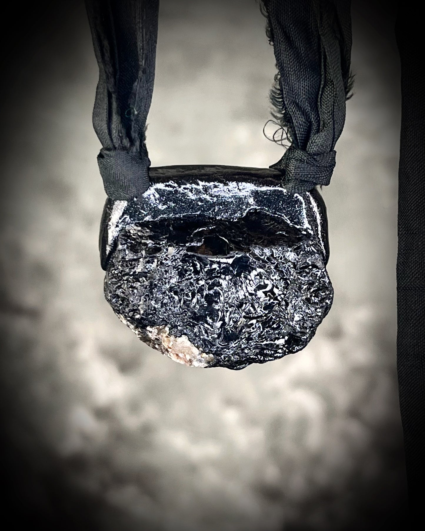 Black Tourmaline grounding and protection talisman, perfect Mothers Day Gift or everyday talisman for emf protection and magic.