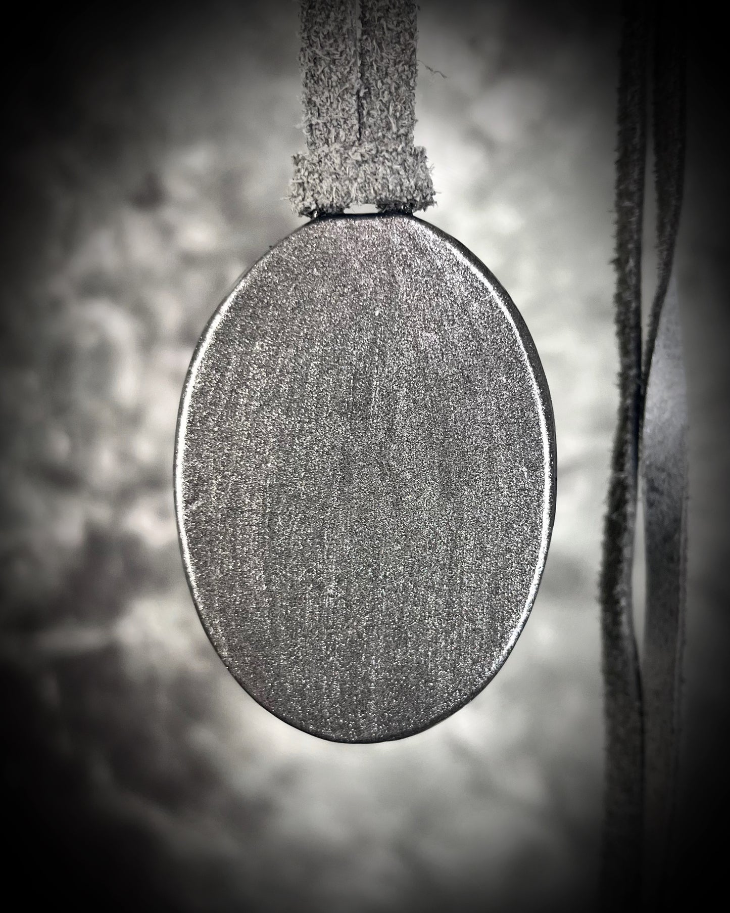 Malachite cabochon oval necklaces in gunmetal silvertone settings on grey leather – mystical crystal jewelry for heart chakra healing and protection. Handmade gemstone pendant talismans, grounding and protective malachite statement necklace-spiritual jewelry for daily wear, meditation, or gifting.
