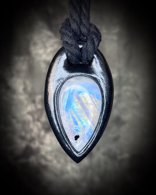 Rainbow Moonstone XL Talisman
