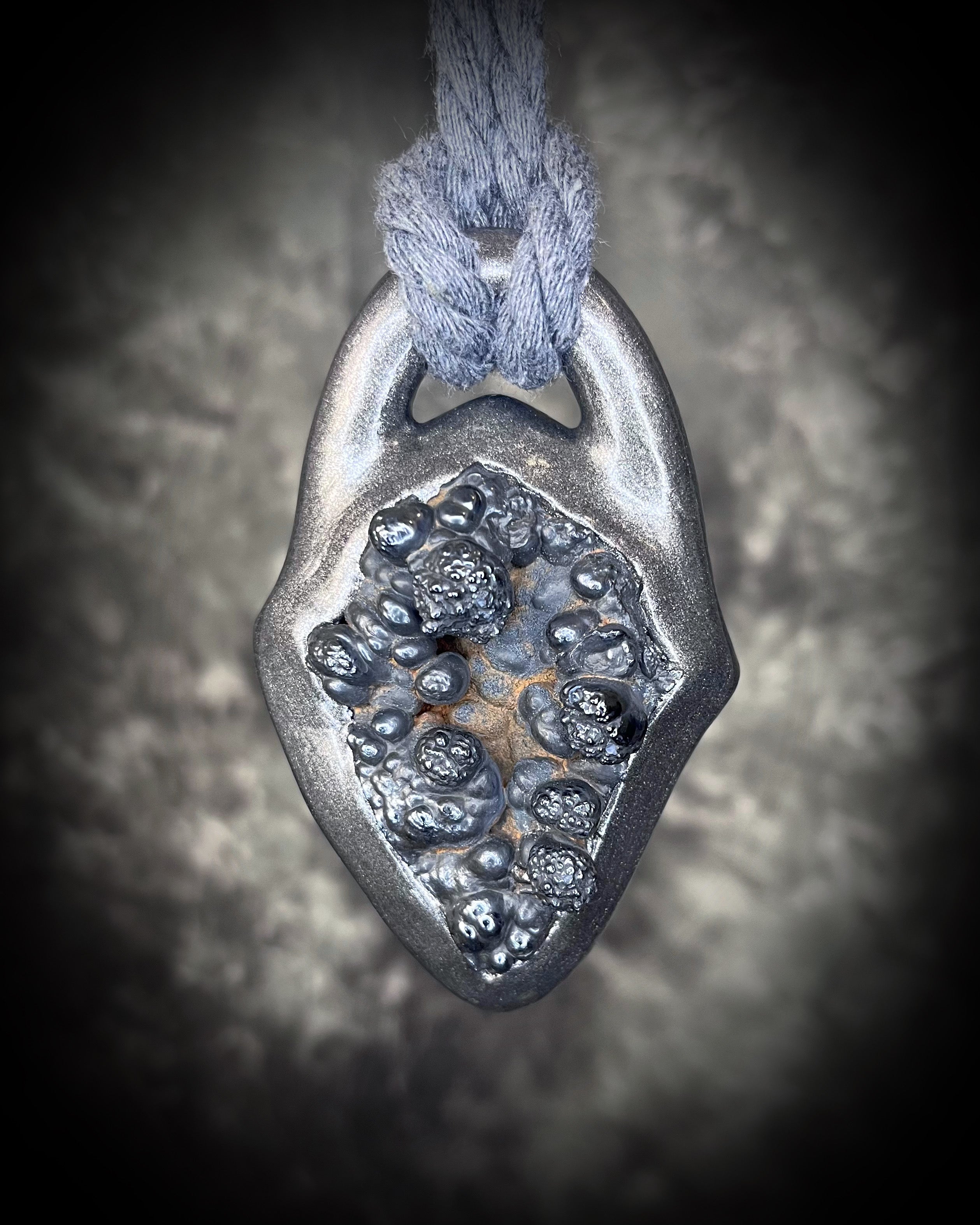 Hematite Botryoidal Grounding Talisman