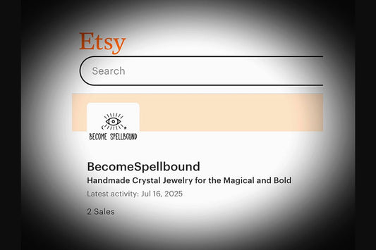 We’re Now on Etsy: Sculptural Crystal Jewelry for Your Everyday Magic