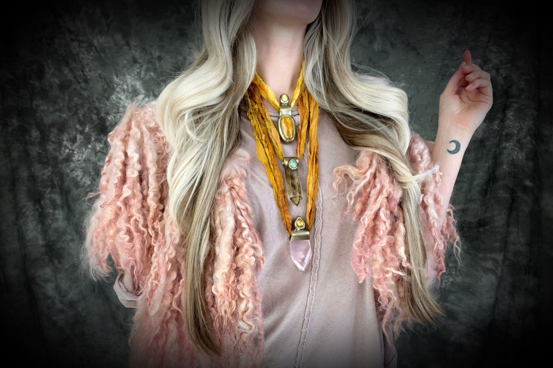 Bold Crystal healing jewelry for Aries Season, Ignite your fire with citrine, opals, amber handmade jewelry