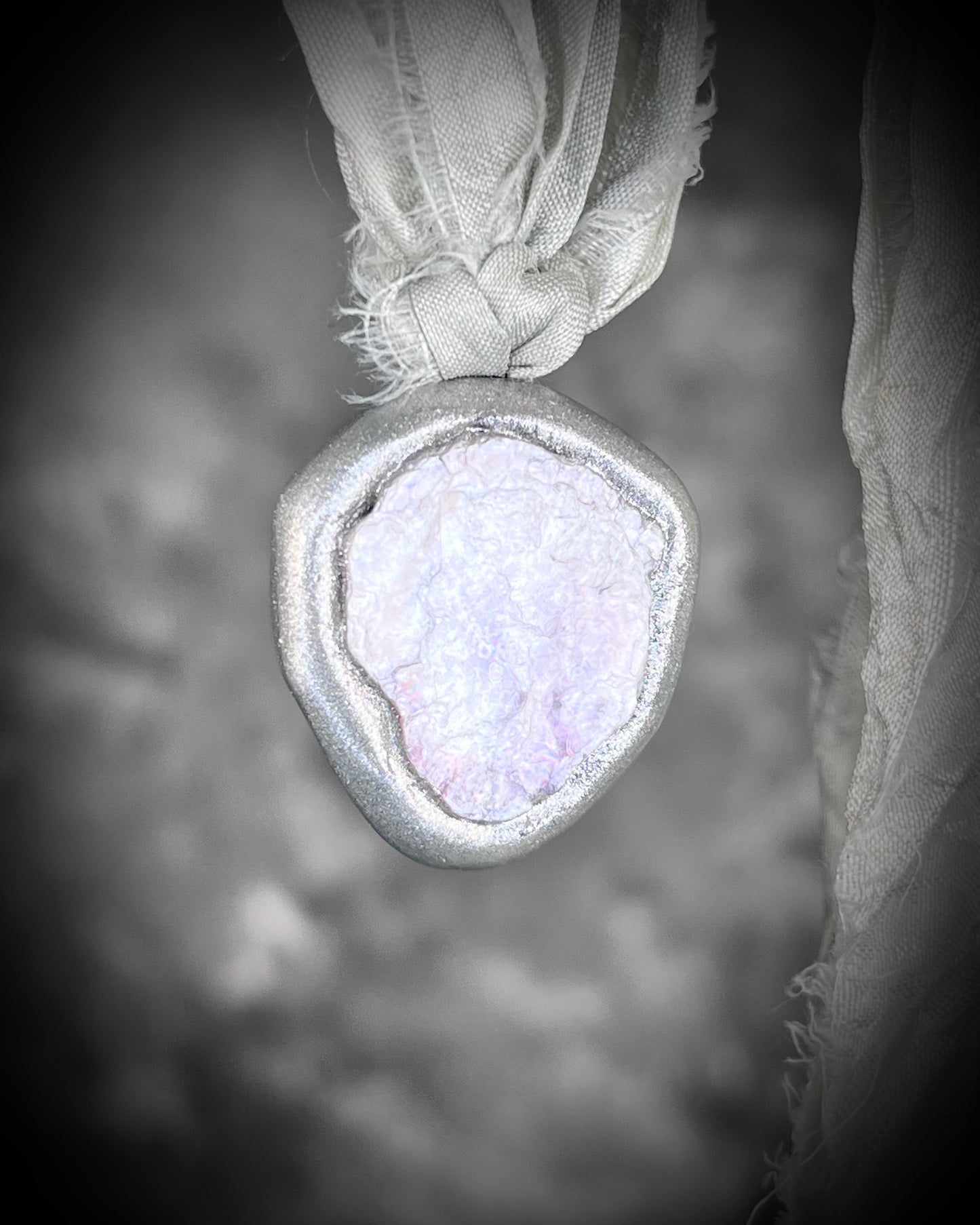 Lepidolite 2025 Crystal of the Year Handmade Calming Crystal Healing Charm for anti-anxiety, soothing energy.  Bag or purse charm, necklace or bracelet customizable jewelry!