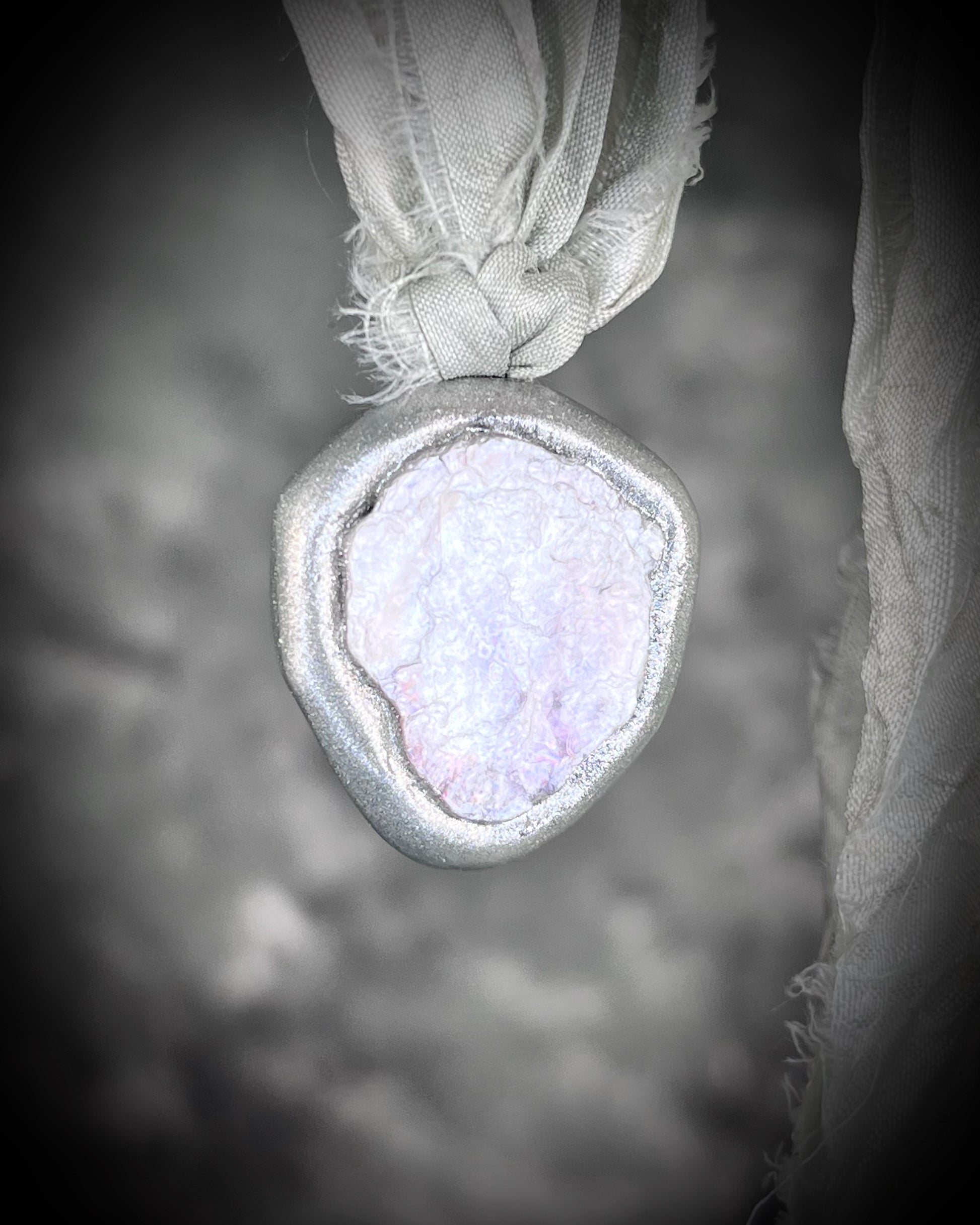 Lepidolite 2025 Crystal of the Year Handmade Calming Crystal Healing Charm for anti-anxiety, soothing energy.  Bag or purse charm, necklace or bracelet customizable jewelry!