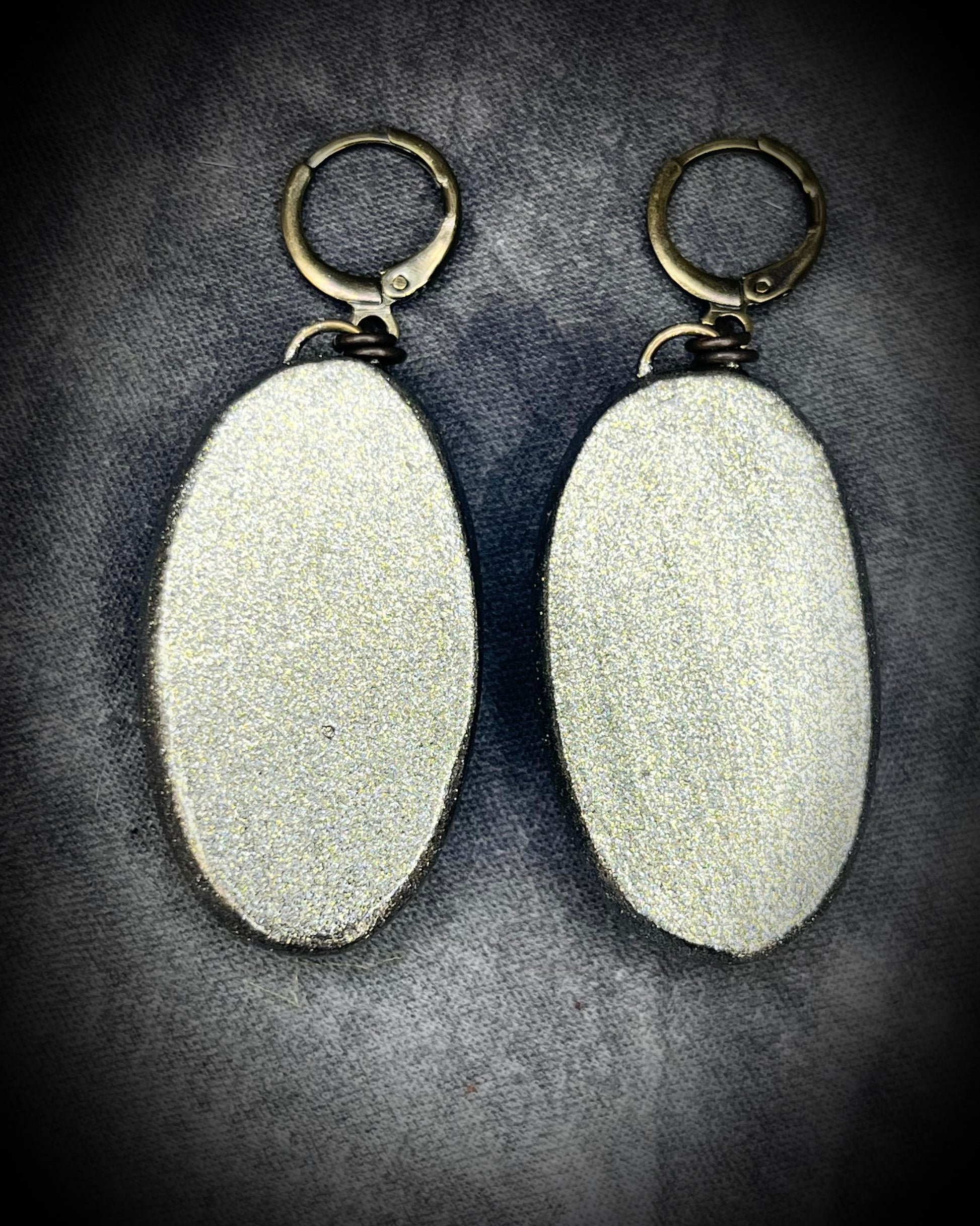 Blue Lagoon mermaid crystal healing marcasite agate earrings. Crystal dangle earrings in a gold finish, best holiday gift for her!