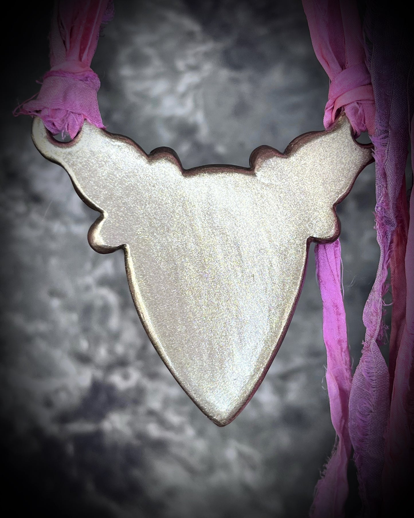 Statement Maximalist goddess collar featuring large faceted Rose Quartz Crystal, two glowing labradorite gemstones, pink tourmaline and black opals.  Bold jewelry for a big impact!