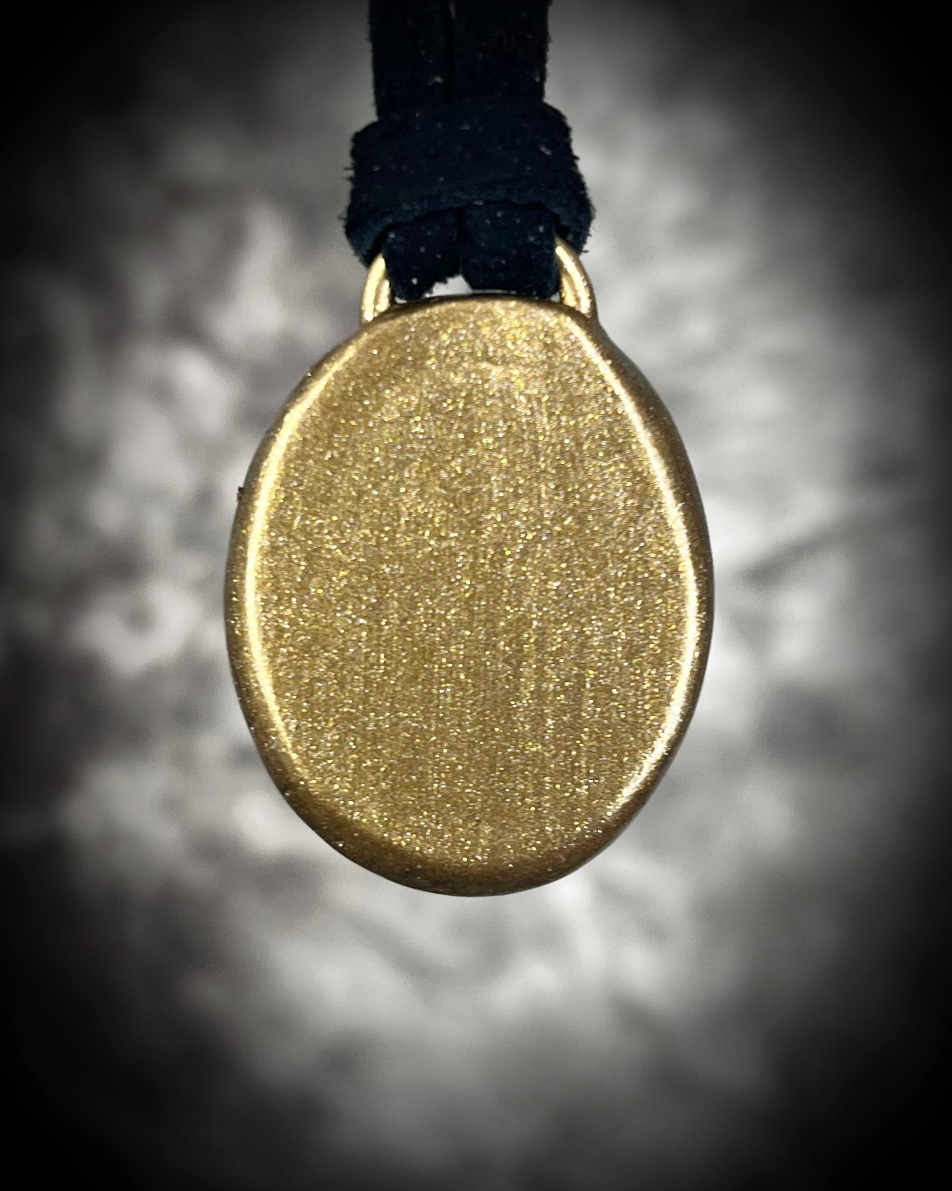 Fluorite cabochon oval necklaces in gold tone settings on black leather – mystical crystal jewelry for clarity, focus, and balance. Handmade gemstone pendant talismans, grounding and protective fluorite statement necklaces, perfect spiritual jewelry for daily wear, meditation, or gifting.