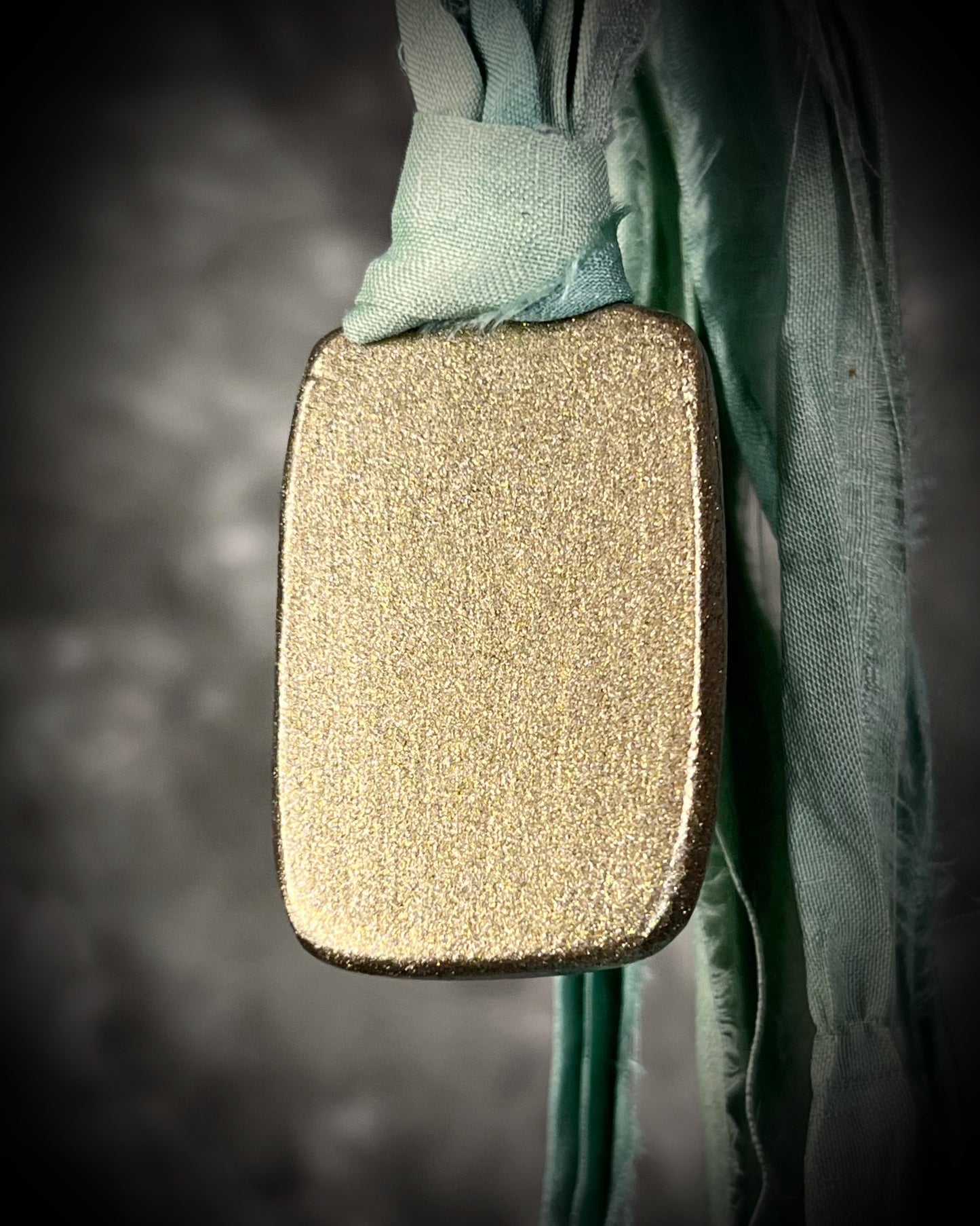 Sonora Sunrise gemstone Necklace rectangle pendant on recycled silk. Boho western 2026 jewelry trend talisman for her. 