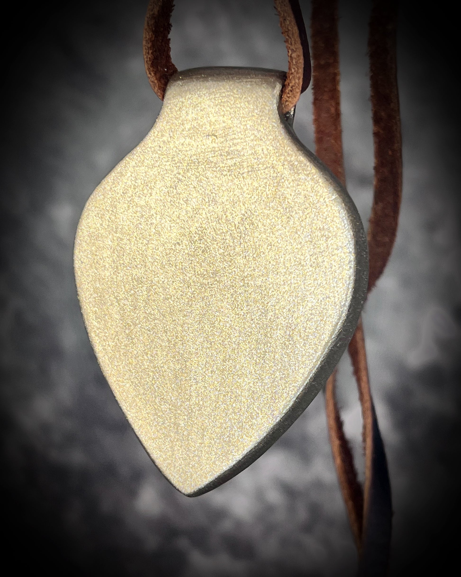 Teardrop Rose Quartz handmade crystal healing gemstone gift for her.  Hung from brown leather, this heart chakra talisman is the perfect gift for her, holiday jewelry or everyday magic!