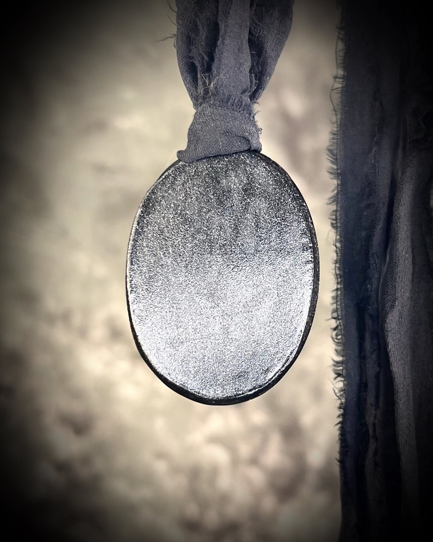 Labradorite crystal healing handmade friendship necklaces or bag charm, recycled silk pendant accessory. Best jewelry for travel or festival, summer jewelry.  