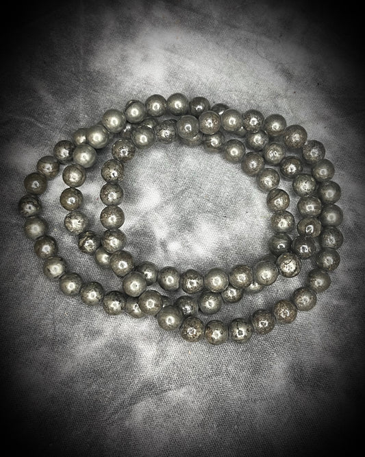 Raw stone, natural crystal healing beaded bracelets for protection, grounding, emf shielding and gemstone magic!  Crystal stacking bracelets for modern maximalism and dopamine dressing!